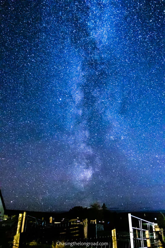 Milky way in Skye