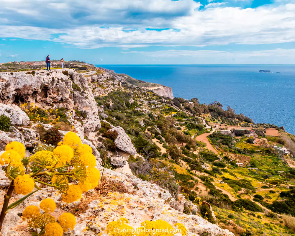 View from Dingli Cliffs