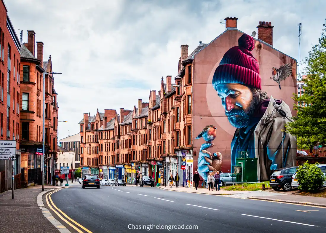 St Mungo Street Mural in Glasgow