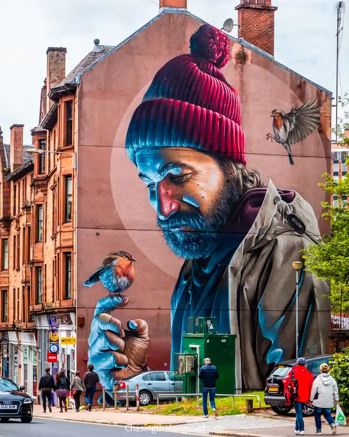 street mural in Glasgow