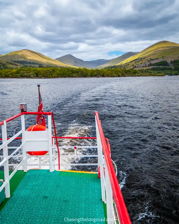 Boat tour on Loch Lomond