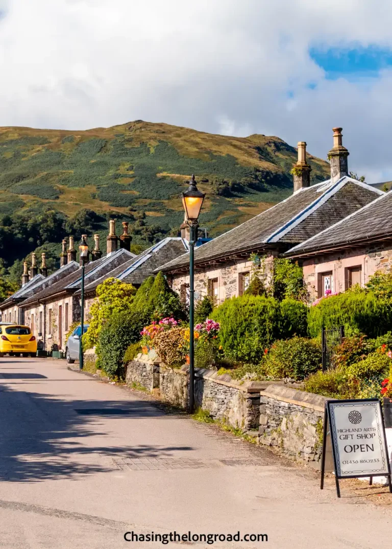 Row of houses in Luss