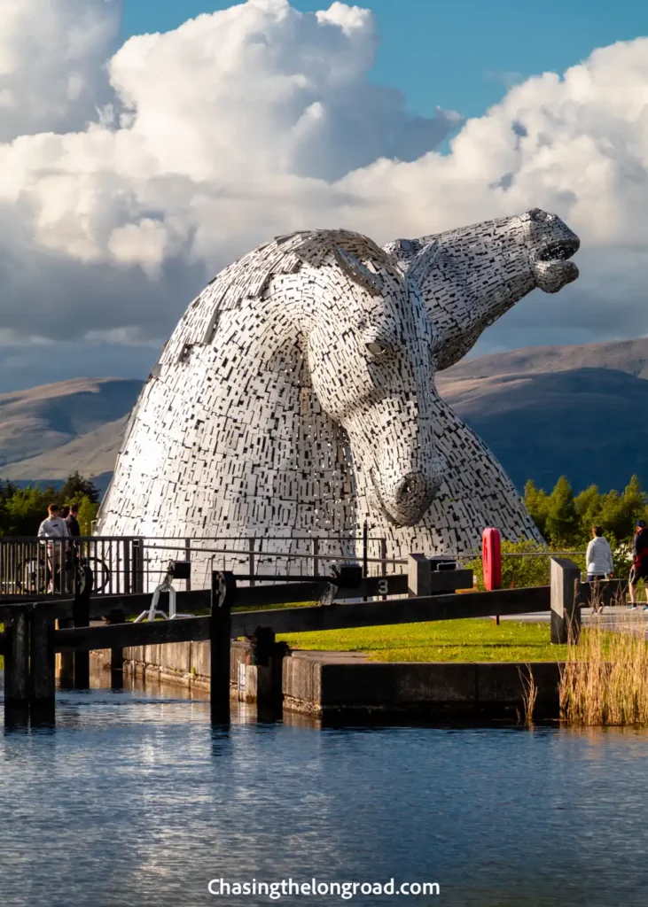 The Kelpies in Falkirk