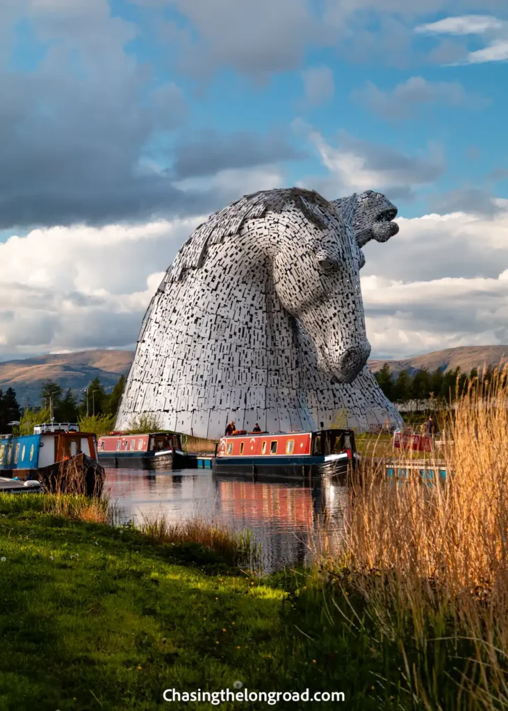 The Kelpies Sculpture in Falkirk