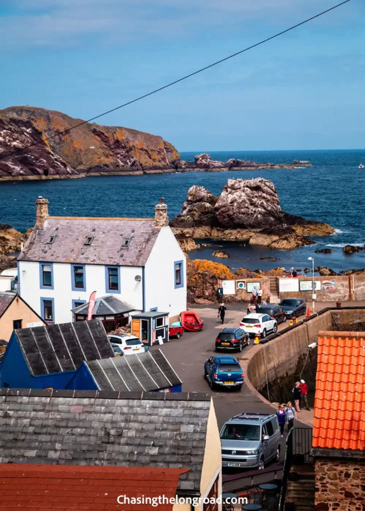 the village and the harbour of St Abbs