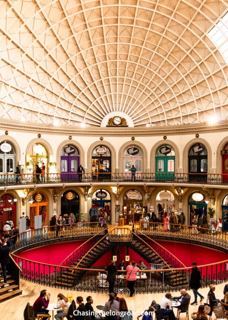 inside of Leeds Corn Exchange